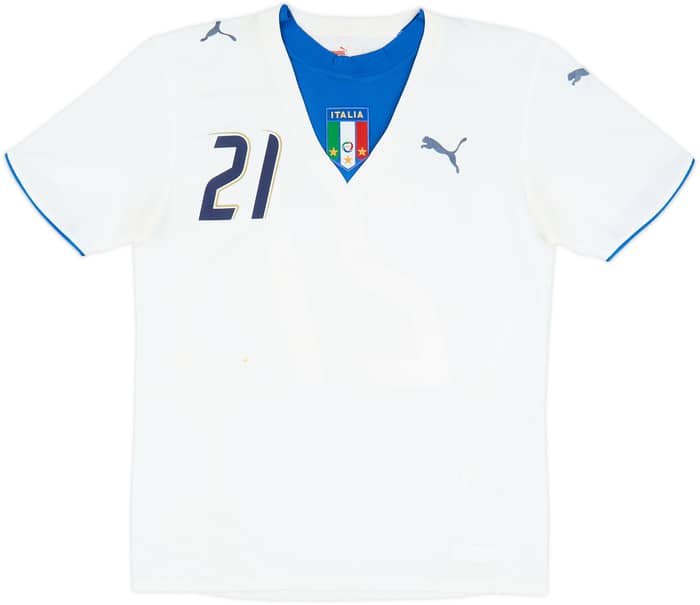 2006 Italy Away Shirt Pirlo #21 - 5/10 - (M)