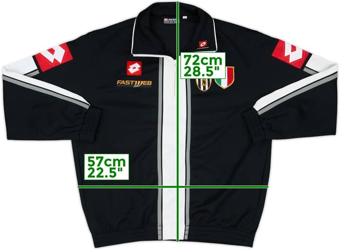2001-02 Juventus Lotto 1/4 Zip Top de entrenamiento - 5/10 - (L)