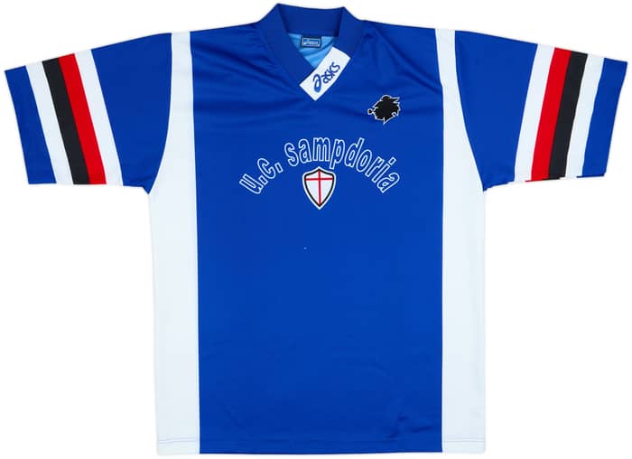 1996-97 Sampdoria Asics Training Shirt - 7/10 - (XXL)