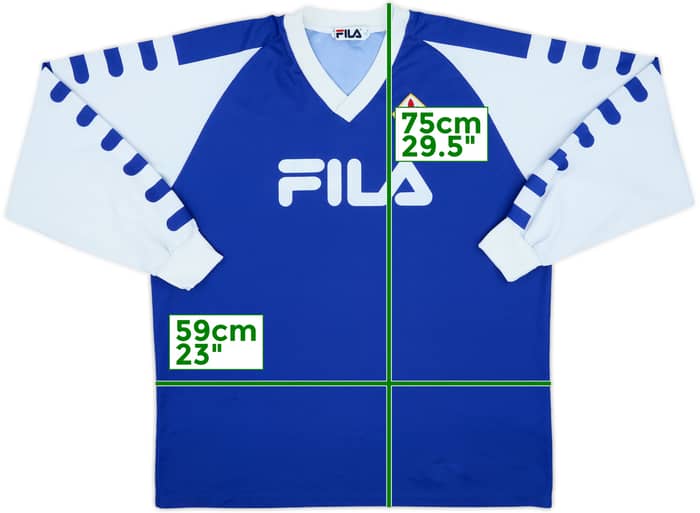 1999-00 Fiorentina Fila Training L/S Shirt - 5/10 - (XL)