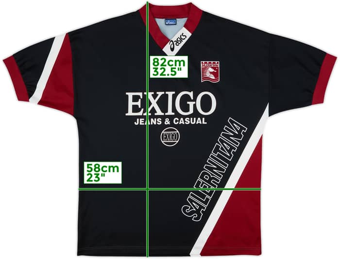 1997-98 Salernitana Asics Training Shirt - 9/10 - (XL)