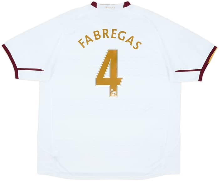 2007-08 Arsenal Away Shirt Fabregas #4 - 10/10 - (XXL)