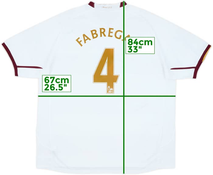 2007-08 Arsenal Away Shirt Fabregas #4 - 10/10 - (XXL)