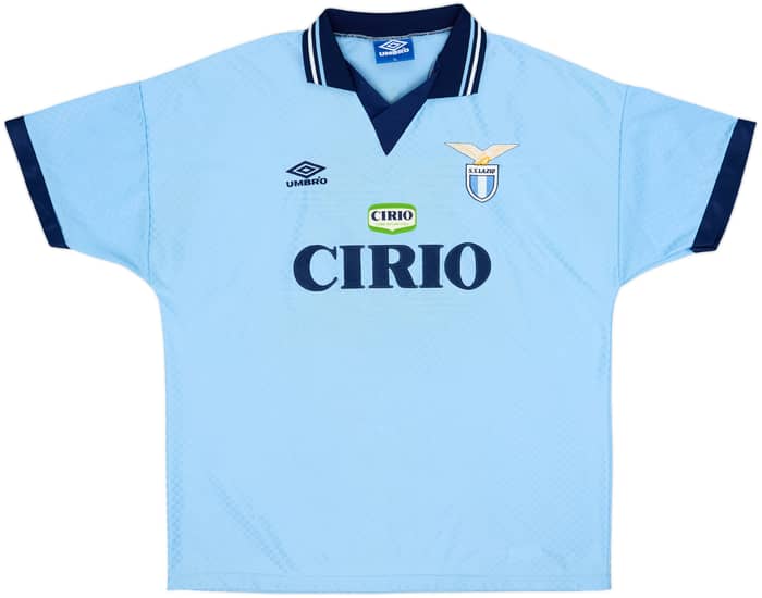 1996-97 Lazio Home Shirt Mancini #10 - 7/10 - (XL)