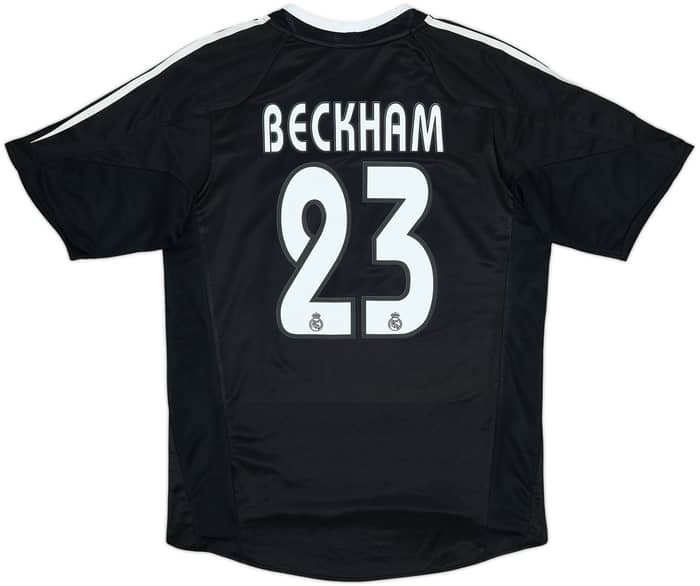 2004-05 Real Madrid Away Shirt Beckham #23 - 8/10 - (S)