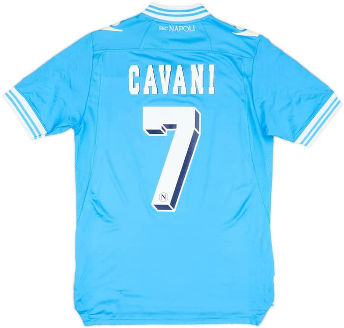 2012-13 Napoli Home Shirt Cavani #7 - 6/10 - (L)