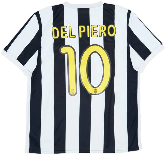 2009-10 Juventus Home Shirt Del Piero #10 - 6/10 - (L)
