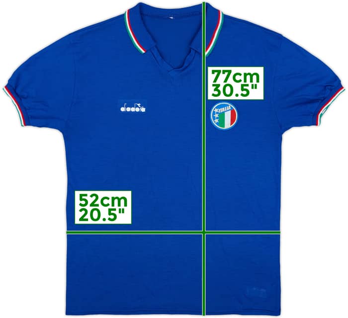 1986-91 Italy Home Shirt - 8/10 - (XL)