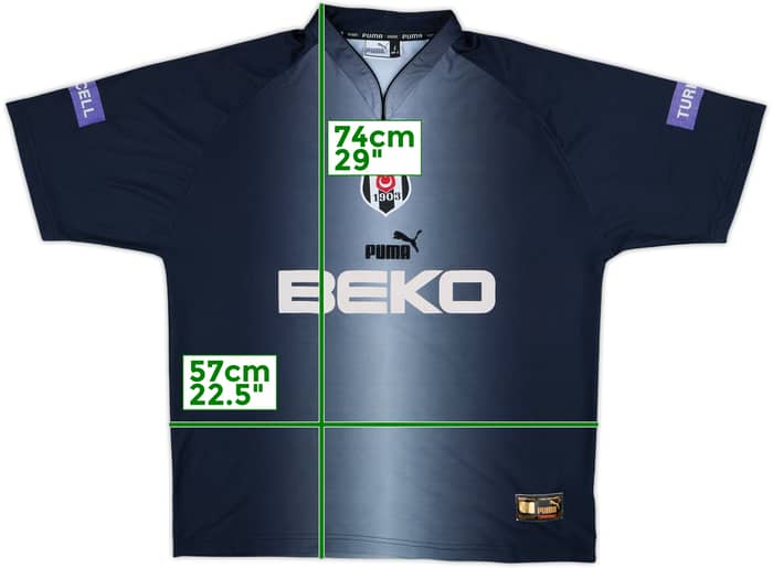 2003-04 Besiktas Fourth Shirt Ufuk #33 - 4/10 - (L)