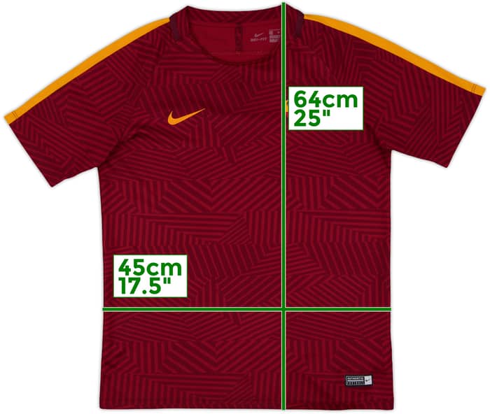 2016-17 Roma Nike Training Shirt - 6/10 - (XL.Boys)