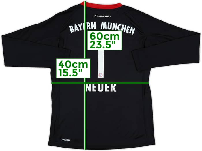 2017-18 Bayern Munich GK Shirt Neuer #1 - 10/10 - (M.Boys)