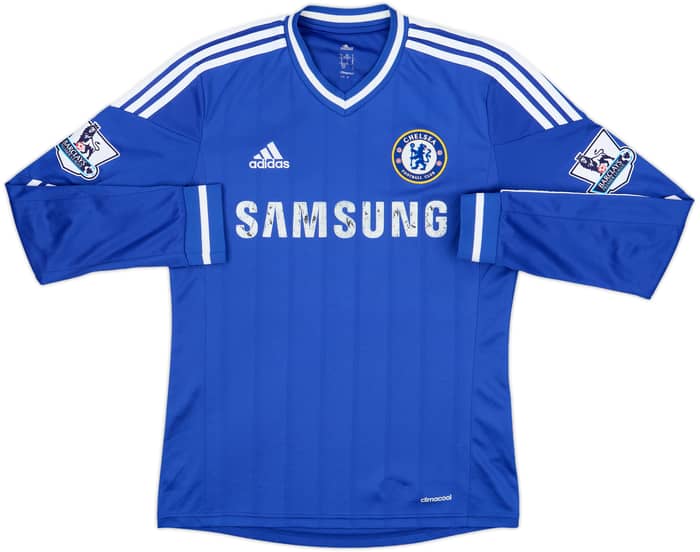 2013-14 Chelsea Home L/S Shirt Hazard #17 - 5/10 - (S)