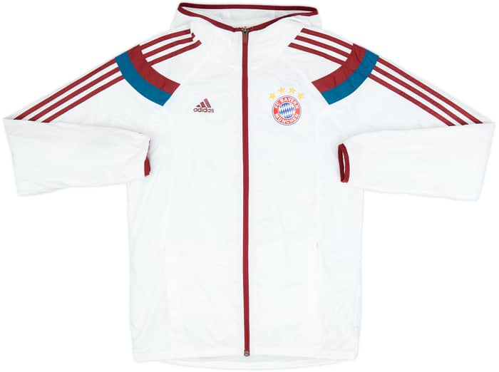 2014-15 Bayern Munich adidas Hooded Track Jacket - 6/10 - (S)