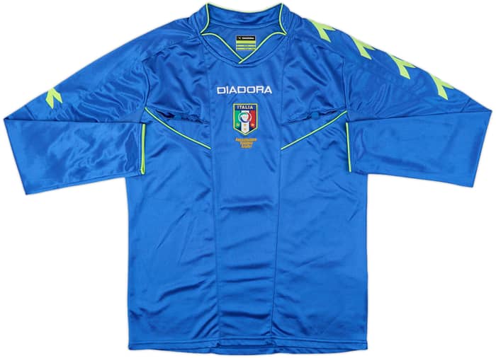 2013-14 Italy Diadora Referee L/S Shirt - 7/10 - (S)