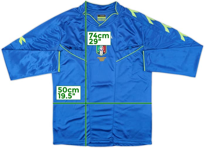 2013-14 Italy Diadora Referee L/S Shirt - 7/10 - (S)
