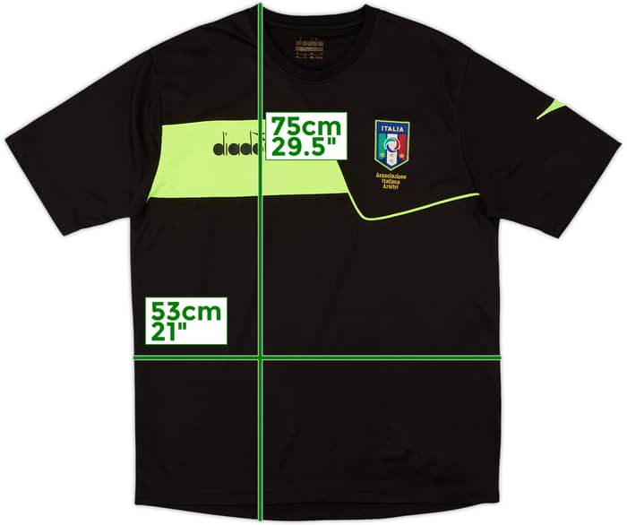 2017-18 Italy Diadora Referee Shirt - 7/10 - (M)