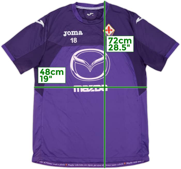 2012-13 Fiorentina Player Issue Joma Training Shirt #18 - 8/10 - (M)