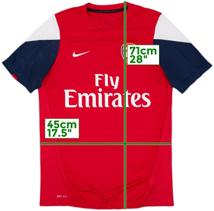 2013-14 Arsenal Nike Training Shirt - 7/10 - (M)