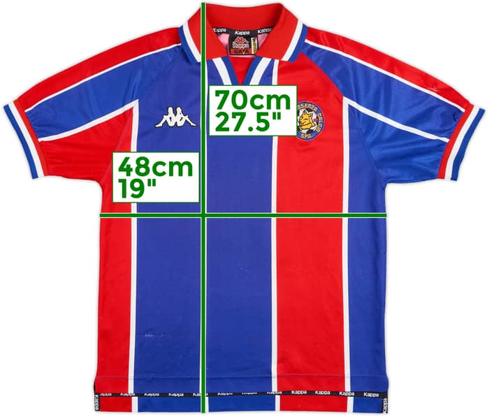 1997-00 Cosenza Match Issue Home Shirt #3