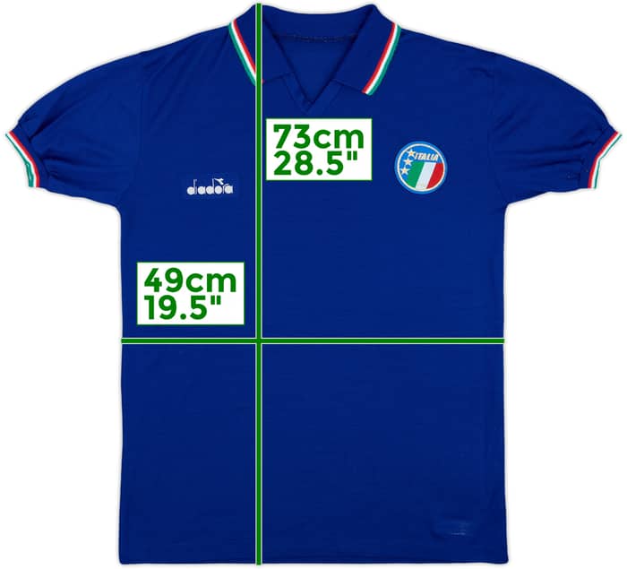 1986-91 Italy Home Shirt #10 - 9/10 - (M)