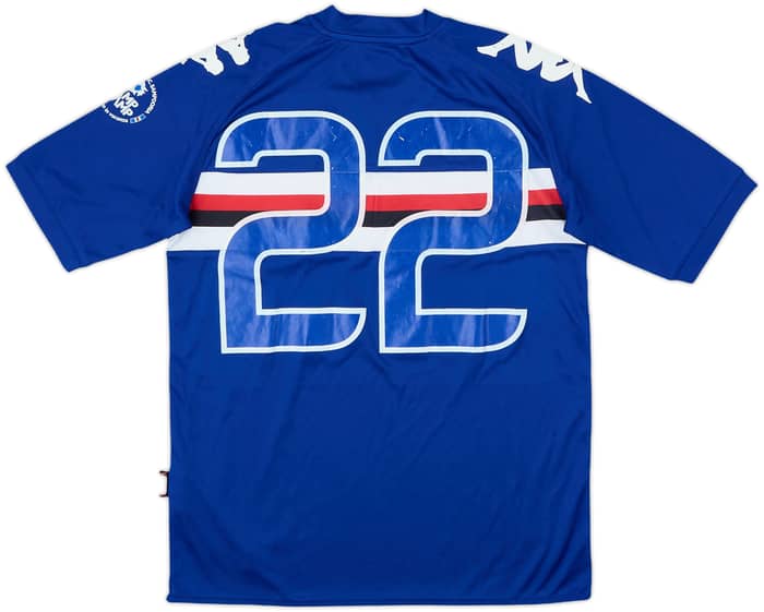 2014-15 Sampdoria Samp Camp Home Shirt #22 - 6/10 - (M.Boys)