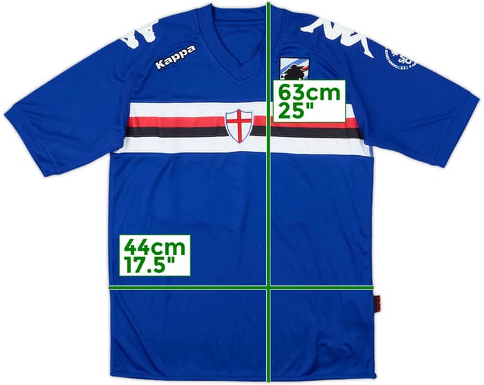 2014-15 Sampdoria Samp Camp Home Shirt #22 - 6/10 - (M.Boys)