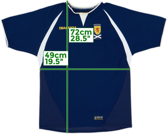 2003-05 Scotland Home Shirt - 6/10 - (M)