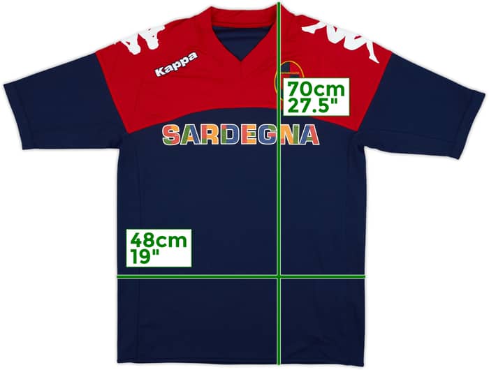 2012-13 Cagliari Kappa Training Shirt - 5/10 - (M)