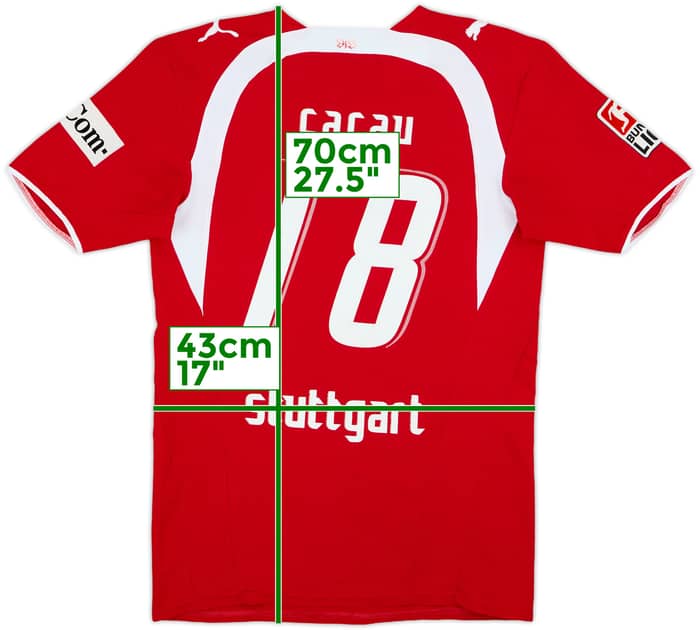 2006-07 Stuttgart Away Shirt Cacau #18 - 5/10 - (XS)