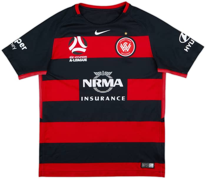 2017-18 Western Sydney Wanderers Home Shirt - 10/10 - (L.Boys)