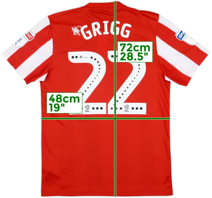 2018-19 Sunderland Home Shirt Grigg #22 - 9/10 - (S)