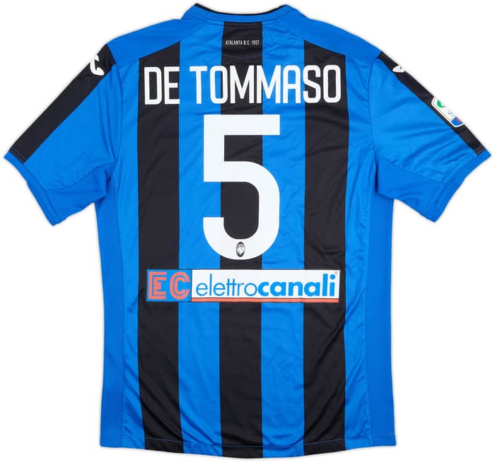 2017-18 Atalanta Home Shirt De Tommaso #5 - 8/10 - (XL)