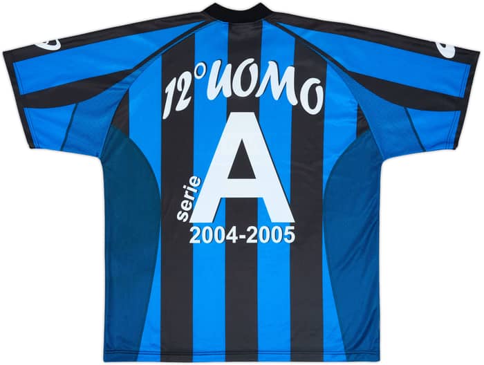 2004-05 Atalanta Basic '12 Uomo' Home Shirt - 8/10 - (XL)