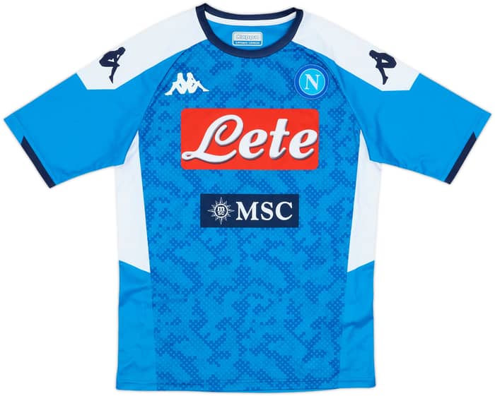 2019-20 Napoli Basic Home Shirt - 8/10 - (XL.Boys)