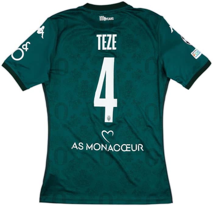 2024-25 Monaco Match Issue Champions League Away Shirt Teze #4