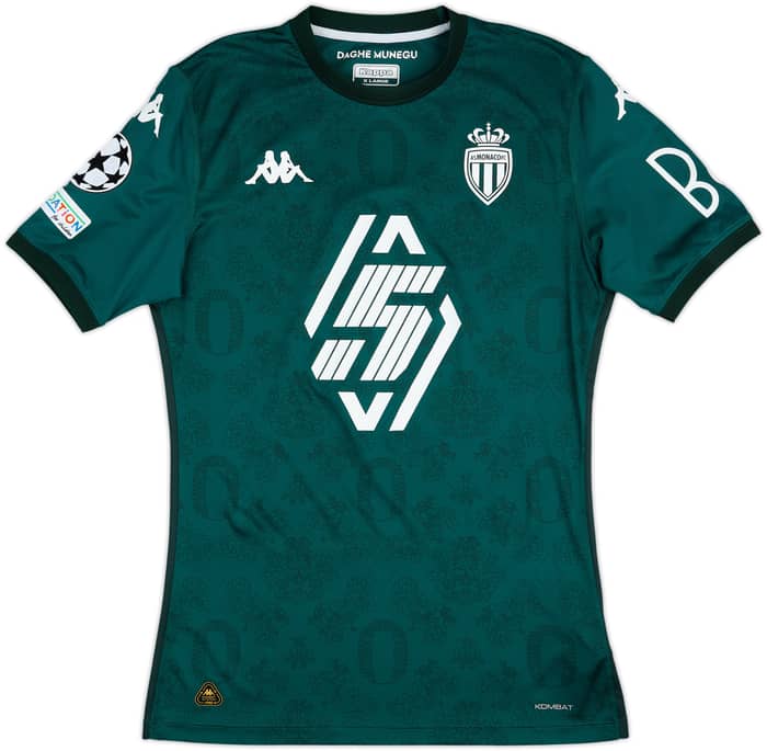 2024-25 Monaco Match Issue Champions League Away Shirt Teze #4