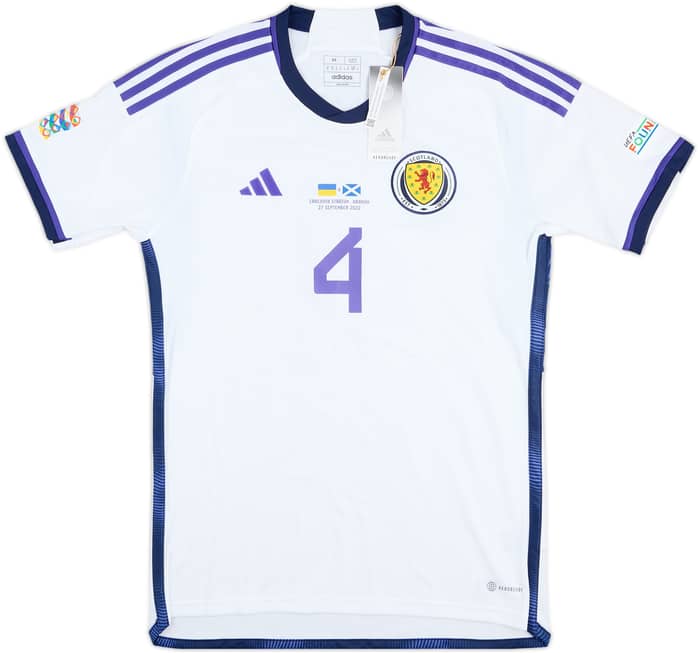 2022 Scotland Player Issue Nations League Away Shirt McTominay #4 (M)