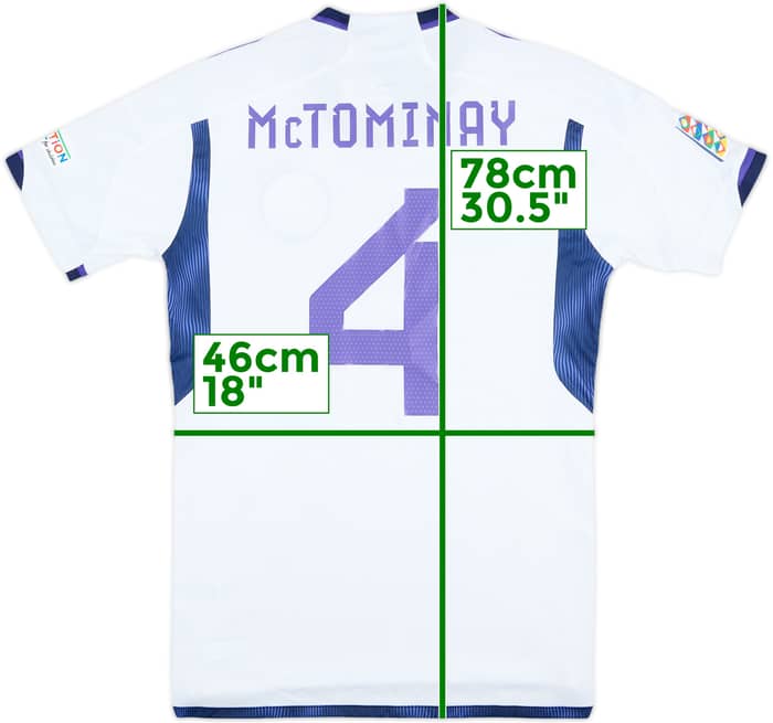 2022 Scotland Player Issue Nations League Away Shirt McTominay #4 (M)