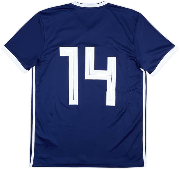 2018 Scotland Player Issue Squad Signed Home Shirt #14 - 9/10 - (M)