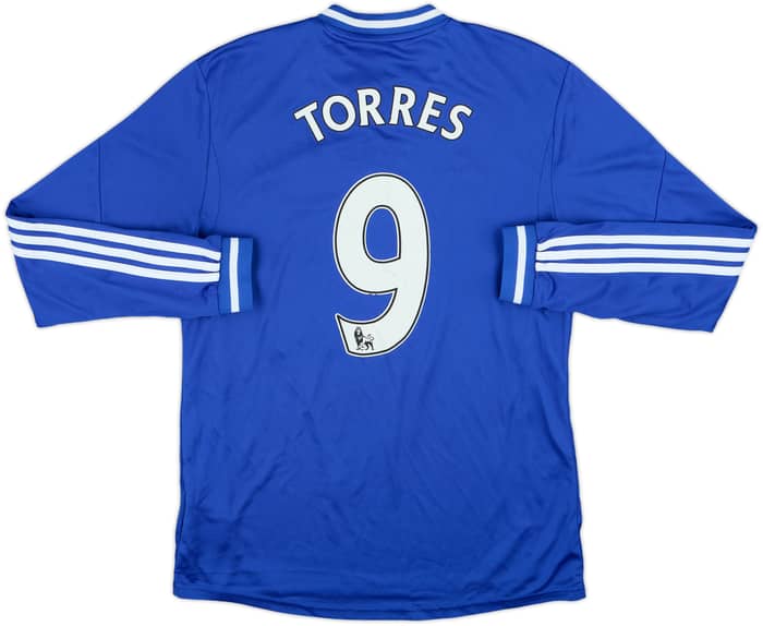 2013-14 Chelsea Home L/S Shirt Torres #9 - 4/10 - (M)