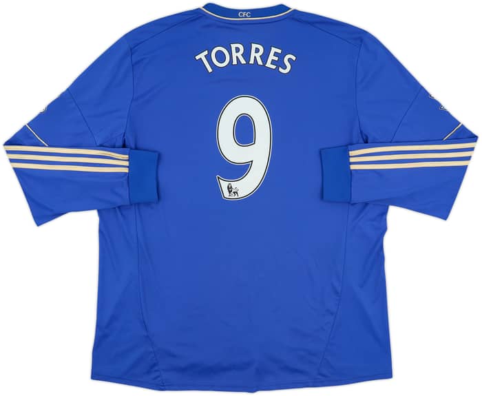 2012-13 Chelsea Home L/S Shirt Torres #9 - 6/10 - (XXL)