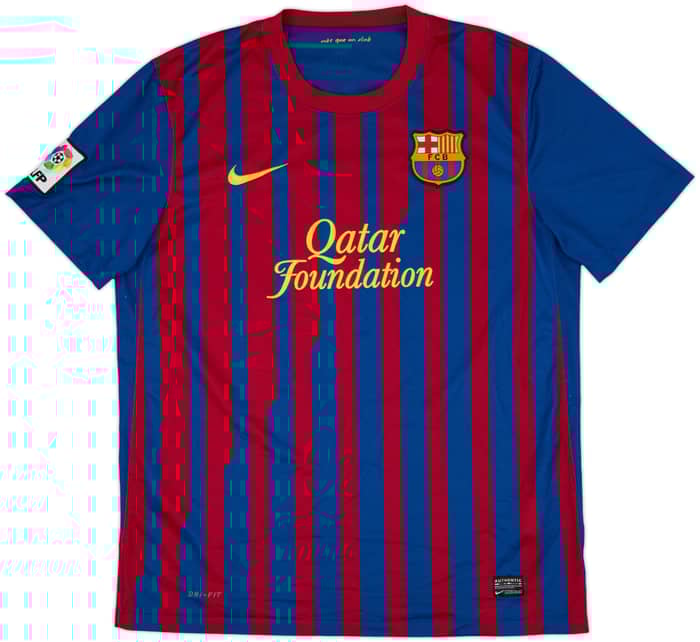 2011-12 Barcelona Home Shirt David Villa #7 - 7/10 - (L)