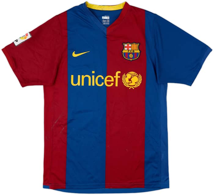 2006-07 Barcelona Home Shirt Ronaldinho #10 - 4/10 - (S)