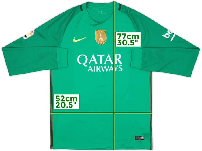 2016-17 Barcelona GK Shirt - 6/10 - (M)