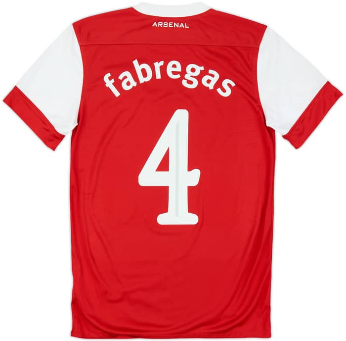 2010-11 Arsenal Home Shirt Fabregas #4 - 7/10 - (S)