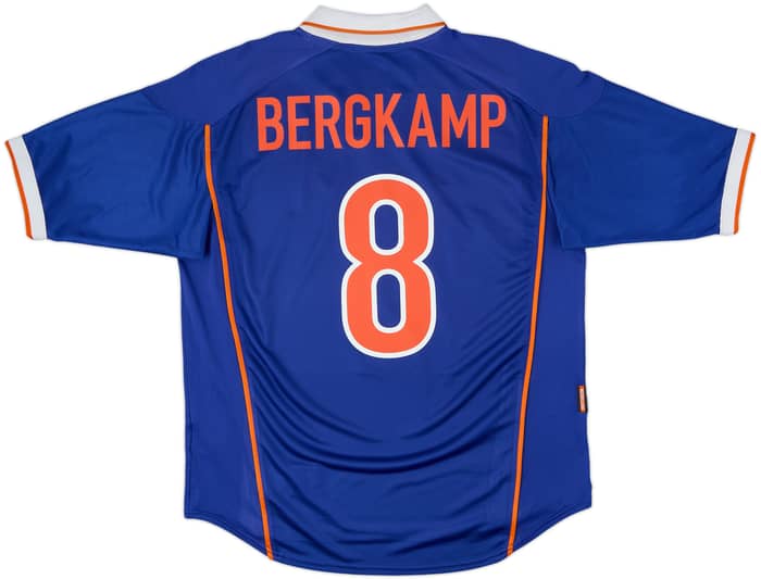 1998-00 Netherlands Away Shirt Bergkamp #8 - 8/10 - (L)