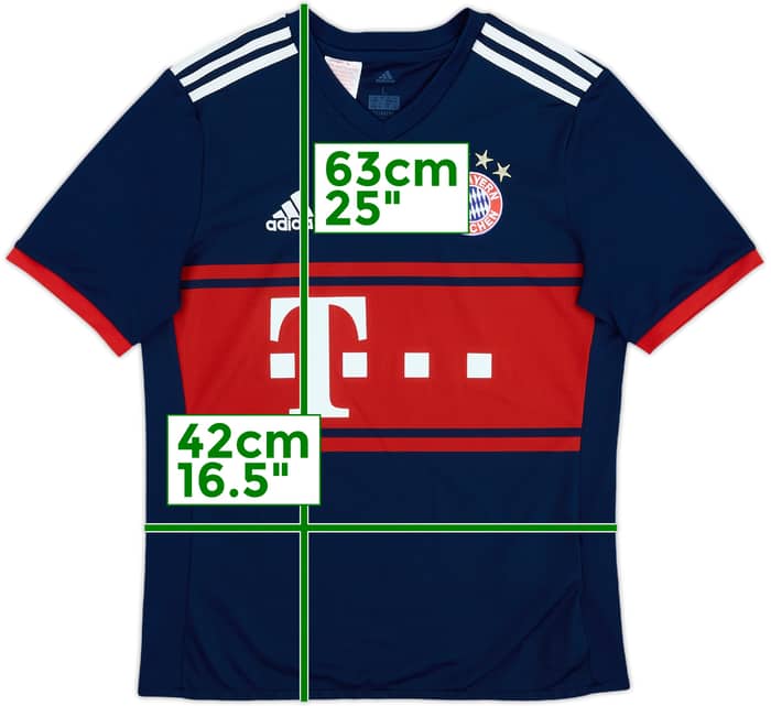 2017-18 Bayern Munich Away Shirt - 9/10 - (L.Boys)