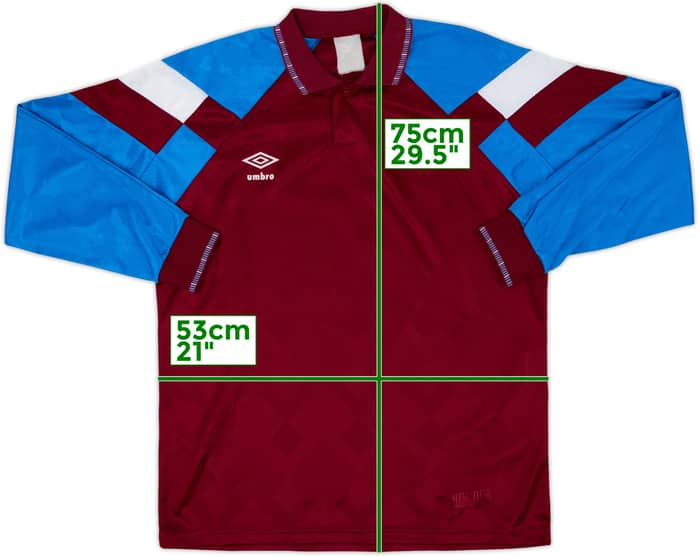 1990s Umbro Template L/S Shirt #2 - 9/10 - (L)