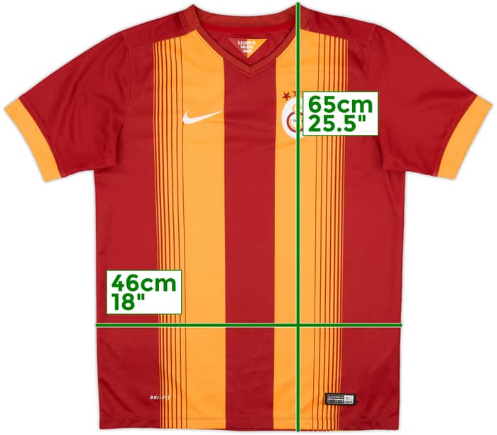 2014-15 Galatasaray Home Shirt - 9/10 - (XL.Boys)