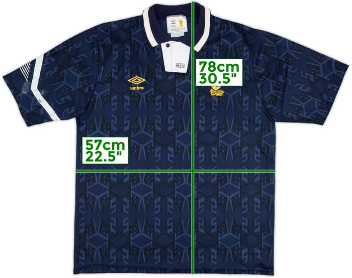 1991-94 Scotland Home Shirt - 7/10 - (L)